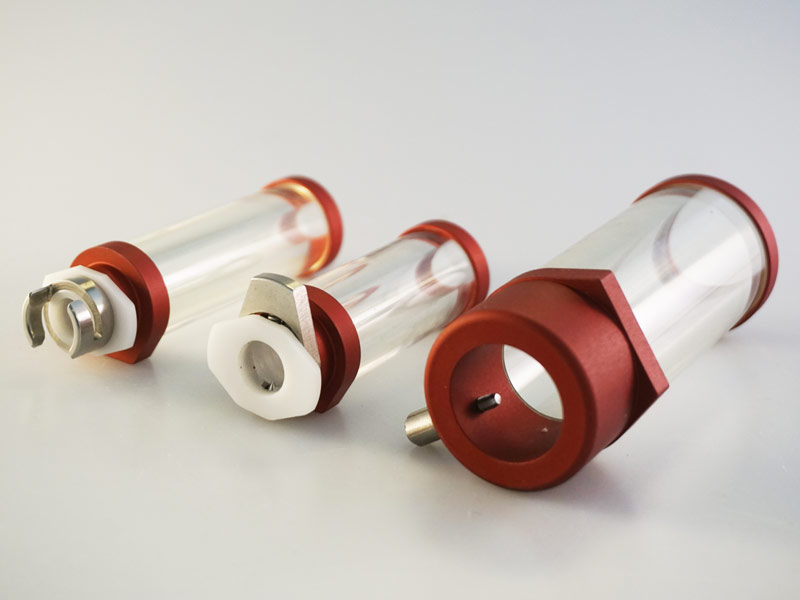 Syringe shield in tungsten from HOY Scandinavian